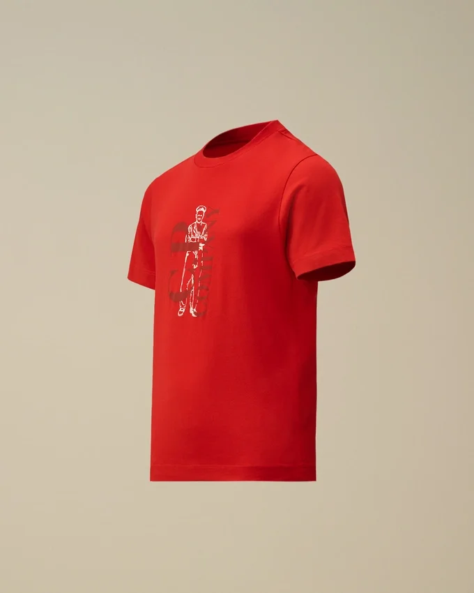 Chemise à manches courtes en jersey de coton 30/1 U16 avec logo