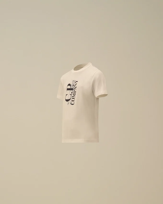 Chemise à manches courtes en jersey de coton 30/1 U16 avec logo