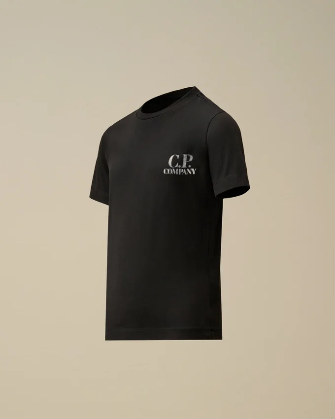 Chemise à manches courtes en jersey de coton 30/1 U16 avec logo