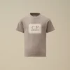 Chemise à manches courtes en jersey de coton 30/1 U16 avec étiquette logo