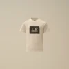 Chemise à manches courtes en jersey de coton 30/1 U16 avec étiquette logo