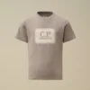 Chemise à manches courtes en jersey de coton 30/1 U16 avec étiquette logo