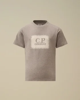 Chemise à manches courtes en jersey de coton 30/1 U16 avec étiquette logo