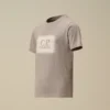 Chemise à manches courtes en jersey de coton 30/1 U16 avec étiquette logo