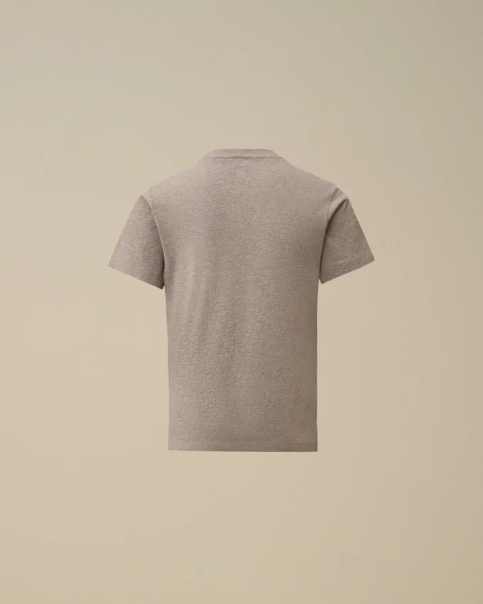 Chemise à manches courtes en jersey de coton 30/1 U16 avec étiquette logo