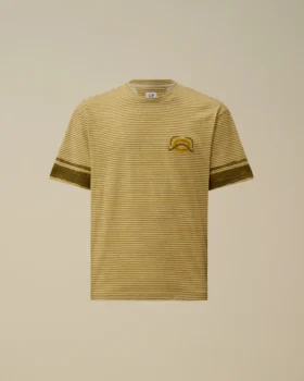 Chemise à manches courtes en jersey imprimé 20/1 avec logo