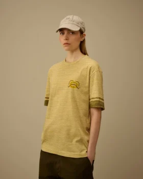 Chemise à manches courtes en jersey imprimé 20/1 avec logo