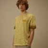 Chemise à manches courtes en jersey imprimé 20/1 avec logo