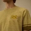 Chemise à manches courtes en jersey imprimé 20/1 avec logo