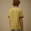 Chemise à manches courtes en jersey imprimé 20/1 avec logo