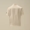 Chemise à manches courtes en popeline de coton U16 avec Lens et boutons
