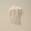 Chemise à manches courtes en popeline de coton U16 avec Lens et boutons