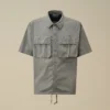 Chemise à manches courtes et fermeture éclair 50 Fili