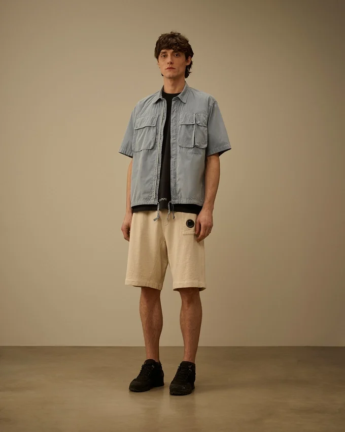 Chemise à manches courtes et fermeture éclair 50 Fili