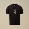 Chemise à manches courtes imprimée en jersey 30/1