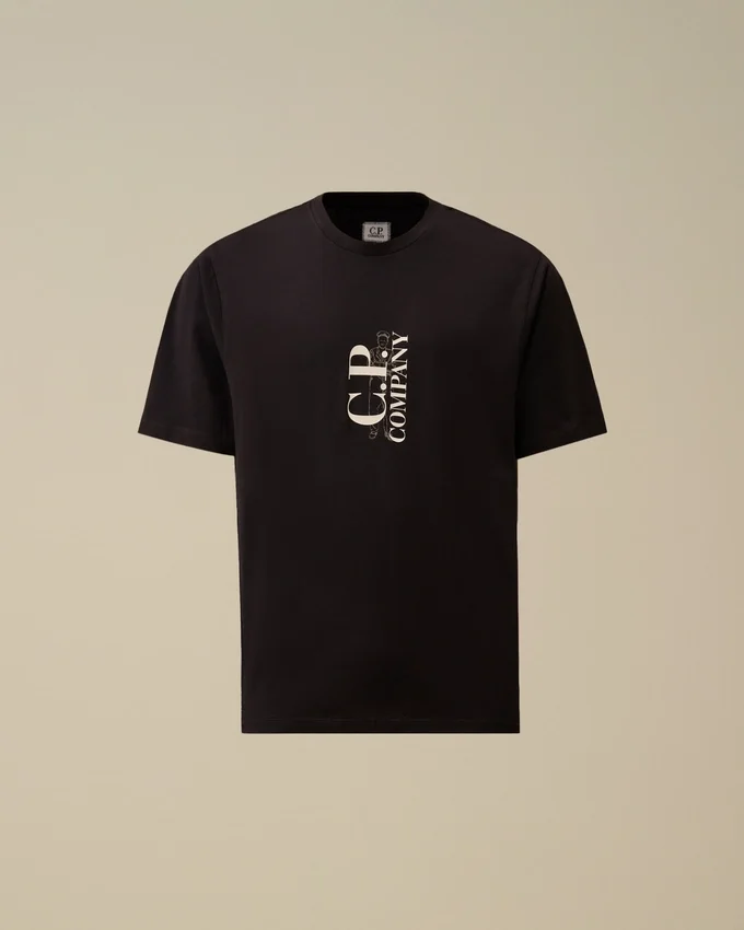 Chemise à manches courtes imprimée en jersey 30/1