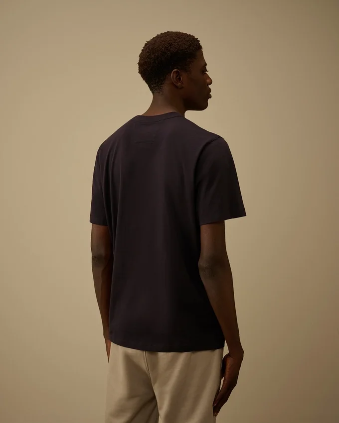 Chemise à manches courtes imprimée en jersey 30/1