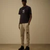 Chemise à manches courtes imprimée en jersey 30/1