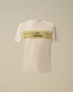 Chemise à manches courtes rayée en jersey 30/1