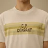 Chemise à manches courtes rayée en jersey 30/1