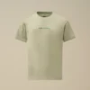 Chemise à manches courtes U16 en jersey de coton 30/1 avec logo maxi