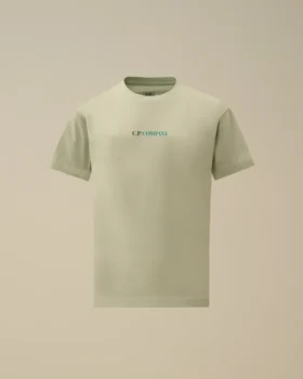 Chemise à manches courtes U16 en jersey de coton 30/1 avec logo maxi