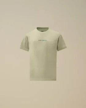 Chemise à manches courtes U16 en jersey de coton 30/1 avec logo maxi