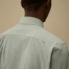 Chemise à manches longues en gabardine bio « Lens »