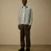 Chemise à manches longues en gabardine bio « Lens »