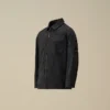 Chemise à manches longues zippée en gabardine de coton U16