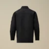 Chemise à manches longues zippée en gabardine de coton U16