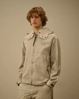 Goggle Jacket en mélange de Rafia-R