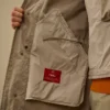 Manteau de voiture à coupe en queue de poisson en sergé