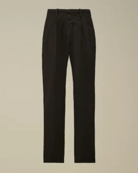 Pantalon ample en gabardine de coton