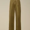 Pantalon cargo ample en 50 Fili Wax
