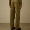 Pantalon cargo ample en 50 Fili Wax