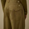 Pantalon cargo ample en 50 Fili Wax