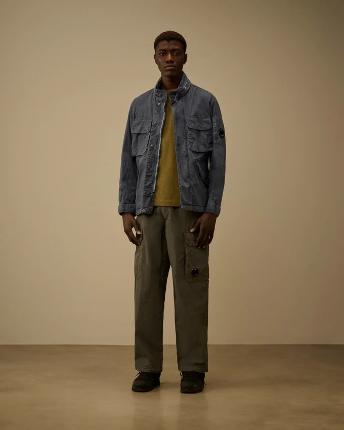 Pantalon cargo ample en Flatt Nylon avec motif « Lens »