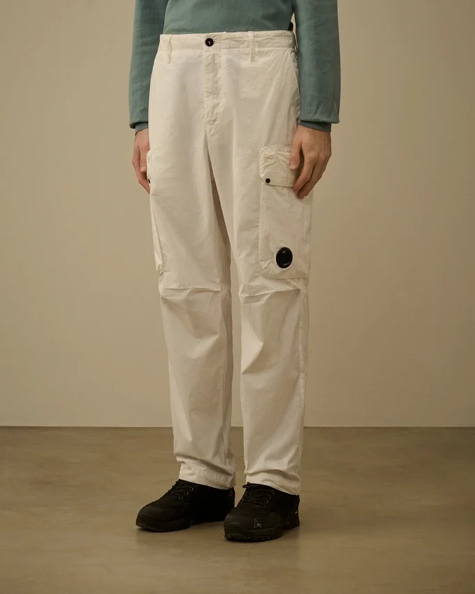 Pantalon cargo carré « Lens » en Micro-Reps