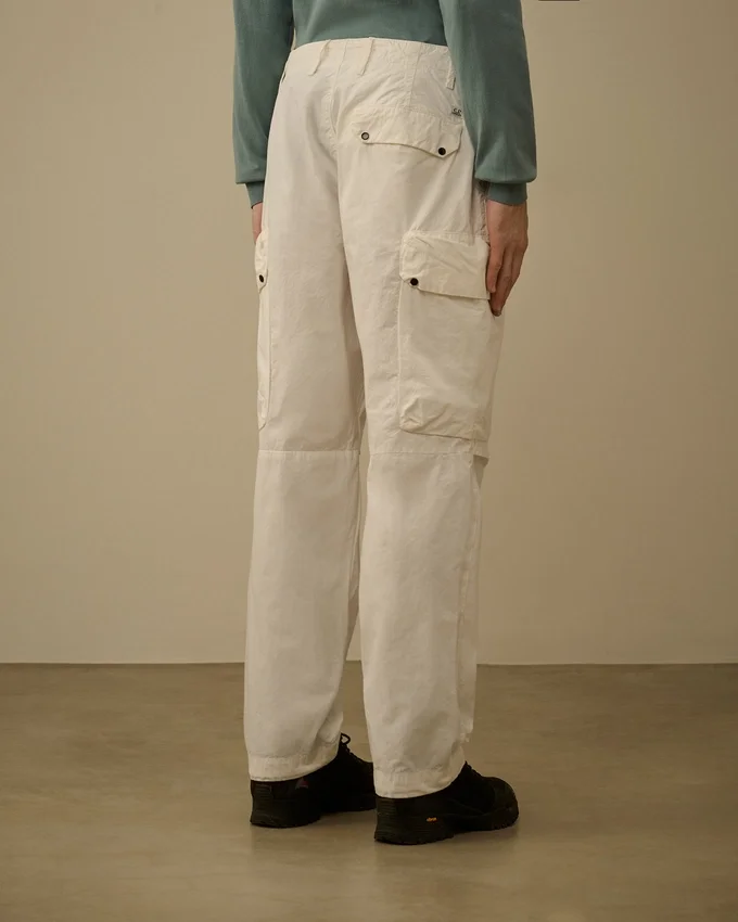 Pantalon cargo carré « Lens » en Micro-Reps
