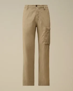 Pantalon cargo en tissu ottoman