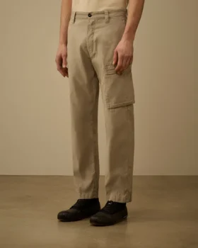 Pantalon cargo en tissu ottoman