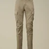 Pantalon cargo ergonomique en satin stretch avec Lens