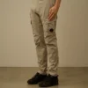Pantalon cargo ergonomique en satin stretch avec Lens