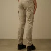 Pantalon cargo ergonomique en satin stretch avec Lens