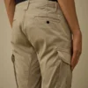 Pantalon cargo ergonomique en satin stretch avec Lens