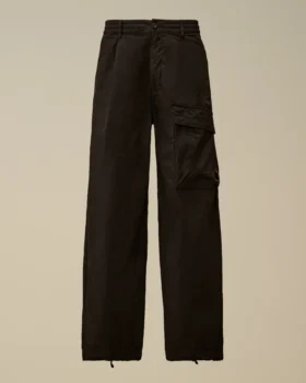 Pantalon cargo à jambes carrées et poches « Lens » en Micro-Reps