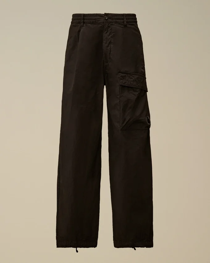Pantalon cargo à jambes carrées et poches « Lens » en Micro-Reps