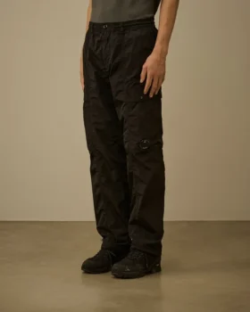 Pantalon cargo Lens en Chrome-R, coupe classique