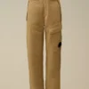 Pantalon cargo « Lens » en coton/lin U16